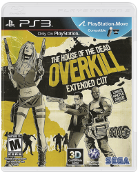 The House of the Dead Overkill PAL Playstation 3 PAL box art